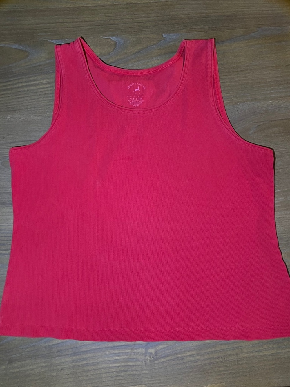 White Stag Red Tank Top Women’s Size XL Camisole Sleeveless Scoop Neck